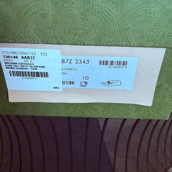 Gucci Brown Leather Men's Loafers Slip-Ons 9.5 US - Picture 12 of 13